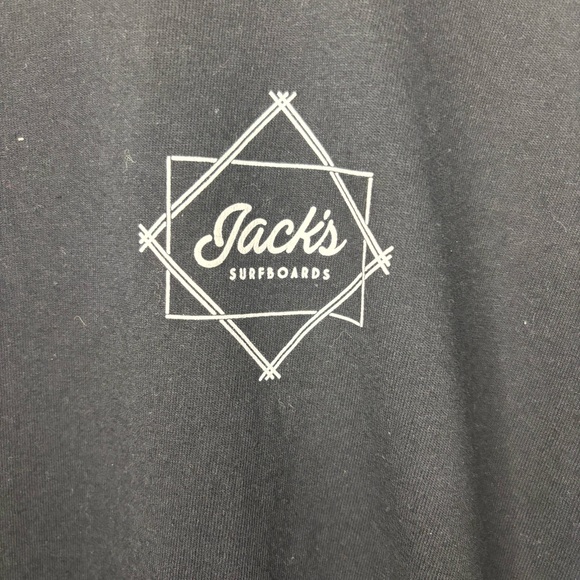 Jack's Surfboards Black Graphic Tee – Classic California Surf & Skate Aesthetic - Picture 3 of 6